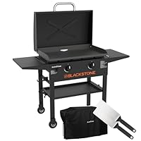 Blackstone 2450AZ 28" Omnivore Griddle Bundle with Soft Cover and Two Spatulas