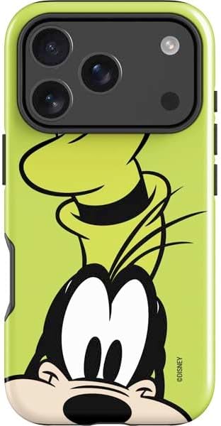 Skinit Impact Phone Case Compatible with iPhone 17 Pro - Officially Licensed Disney Friends Goofy Up Close Design