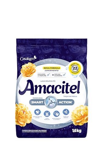LAVA-ROUPAS AMACITEL TOQUE DE POESIA 1,6Kg LAVA-ROUPAS AMACITEL TOQUE DE POESIA 1,6Kg