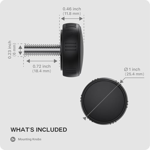 Image of TUSITA 1 inch Mounting Knobs Compatible with Garmin Fish Finder