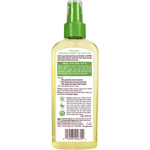 Palmer's Cocoa Butter Formula Hemp Oil Calming Relief Body Oil, 5.1 Ounces - Image 3