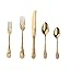 Polished Gold Finish, Dishwasher Safe Cutlery
