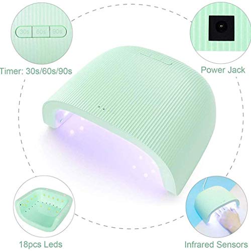 Sèche-ongles rapide LED contre le vernis qui bave et les poses manquées - 7