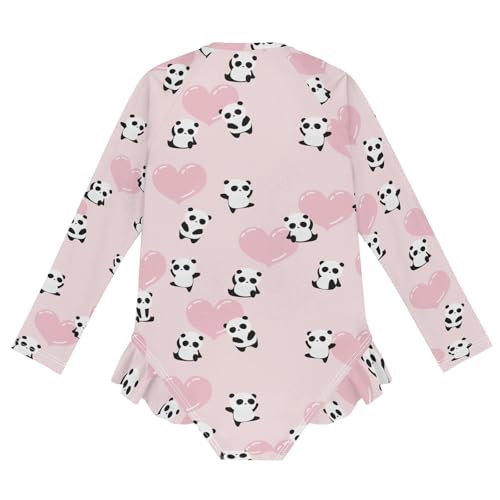 Girls One Piece Swimwear UPF 50+ Rash Guard Swimsuit Sun Protection Printed Quick Dry Bathing Suit 3-12Y2