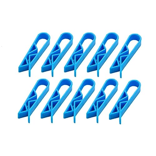 Image of Leadigol Garbage Bags Clip 10Pcs Plastic Retaining Clamp Non-Slip Trash Bag Fixed Clip Practical Sealing Home