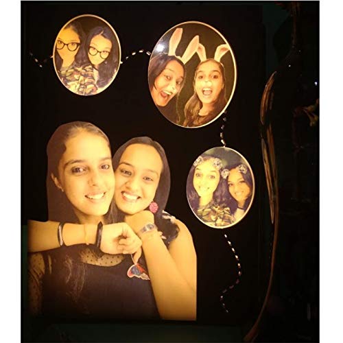 Lampe personnalisée 3D veilleuse LED photo gravée cadre lumineux design