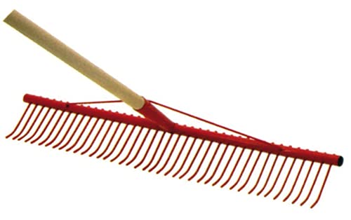 VALSE Rastrillo con mango para hierba 34D. Acero 60 cm