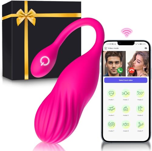 Miniatura 8 de Vibradorador Mujer Juguetes Eróticos Para Pareja Sexuales Control Remoto App 9 Modos Vibradorador Clítoris Consoladores.. Para Mujer Vibrador Mando Distancia Huevo Vibración Con Mando Rojo