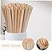 GLSTOY 500Pcs Wood Coffee Stirring Sticks Smooth Lightweight Disposable Drink Stirrer Rods for Office Restaurant Use Thick Design Compatible with All Cups