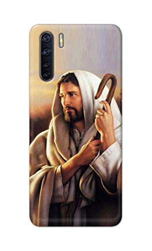 Image of PRINTFIDAA Catholic Image of Jesus Christ from Slovakia Hard Back Cover for Oppo F15 / Oppo A91 / Oppo F15s / Oppo Reno 3, CPH2001, CPH2021 Back Cover -(P6) KAT1003