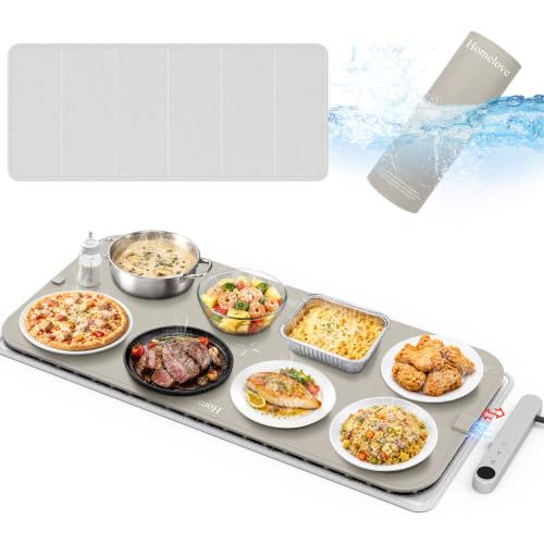 Warming Mat for Food DROPS TO works for XL: Khaki Gray) - image 1
