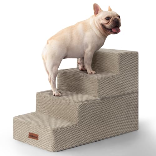 Image of Aodisman Dog Steps for Bed & Couch,18.5 inch H 4-Step Pet Stairs for Small Dogs