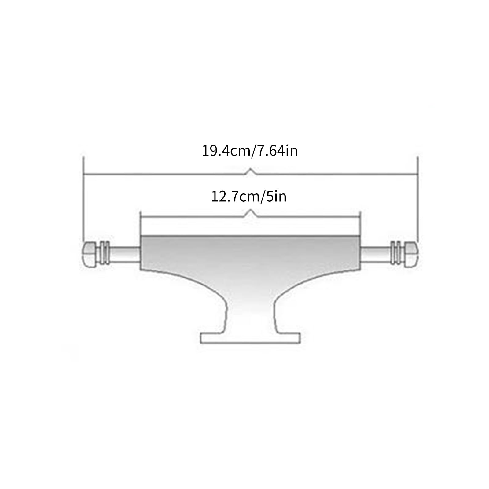 Completa skateboard Truck professionale Finger Skateboard Truck accessorio per ciclismo liscio alte leghe