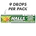 HALLS Defense Assorted Citrus Vitamin C Drops, 20 Sticks of 9 Drops (180 Total Drops)