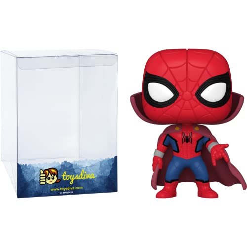 Zombie Hunter Spidey: P O P ! Vinyl Figurine Bundle With 1 Compatible 'Toysdiva' Graphic Protector (945-57380 - B)