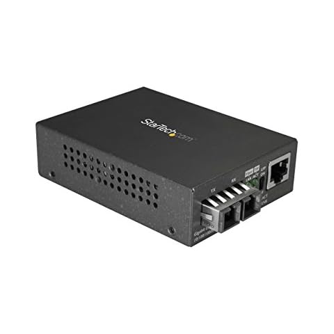 Conversor de Medios Gigabit Ethernet RJ45 a Fibra Óptica Multimodo 1000Base-SX Cover