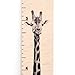 Headwaters Studio Animals Growth Chart for Kids - Baby Height Chart Height Tracker Kids Wooden Growth Chart for Wall Grow Chart Height Chart for Kids Safari Nursery, Tall Giraffe-46 x75 x.25