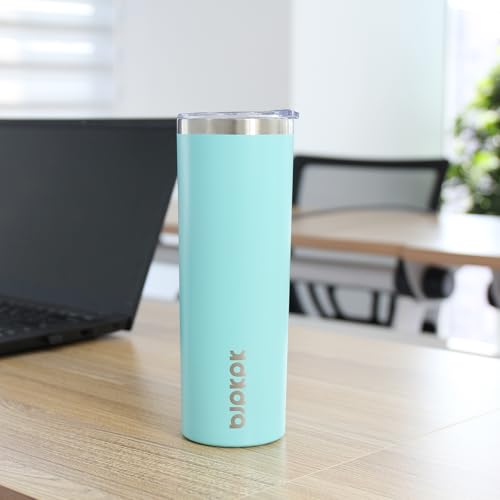 Image of BJPKPK 20 oz Skinny Tumbler with Lid, Stainless Steel Insulated Coffee Cup