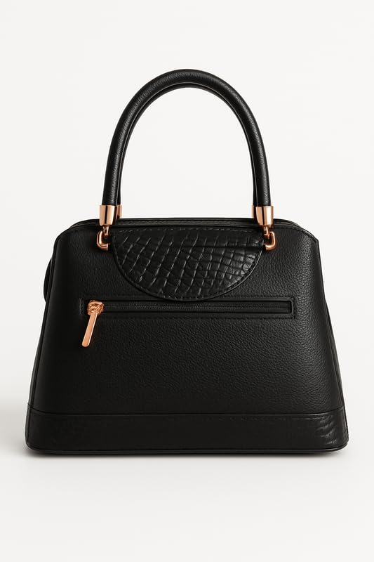Image of Havilah Women Hand Bag Shoulder Handle Bags Large Capacity Genuine Leather Hand Bags For Women Black