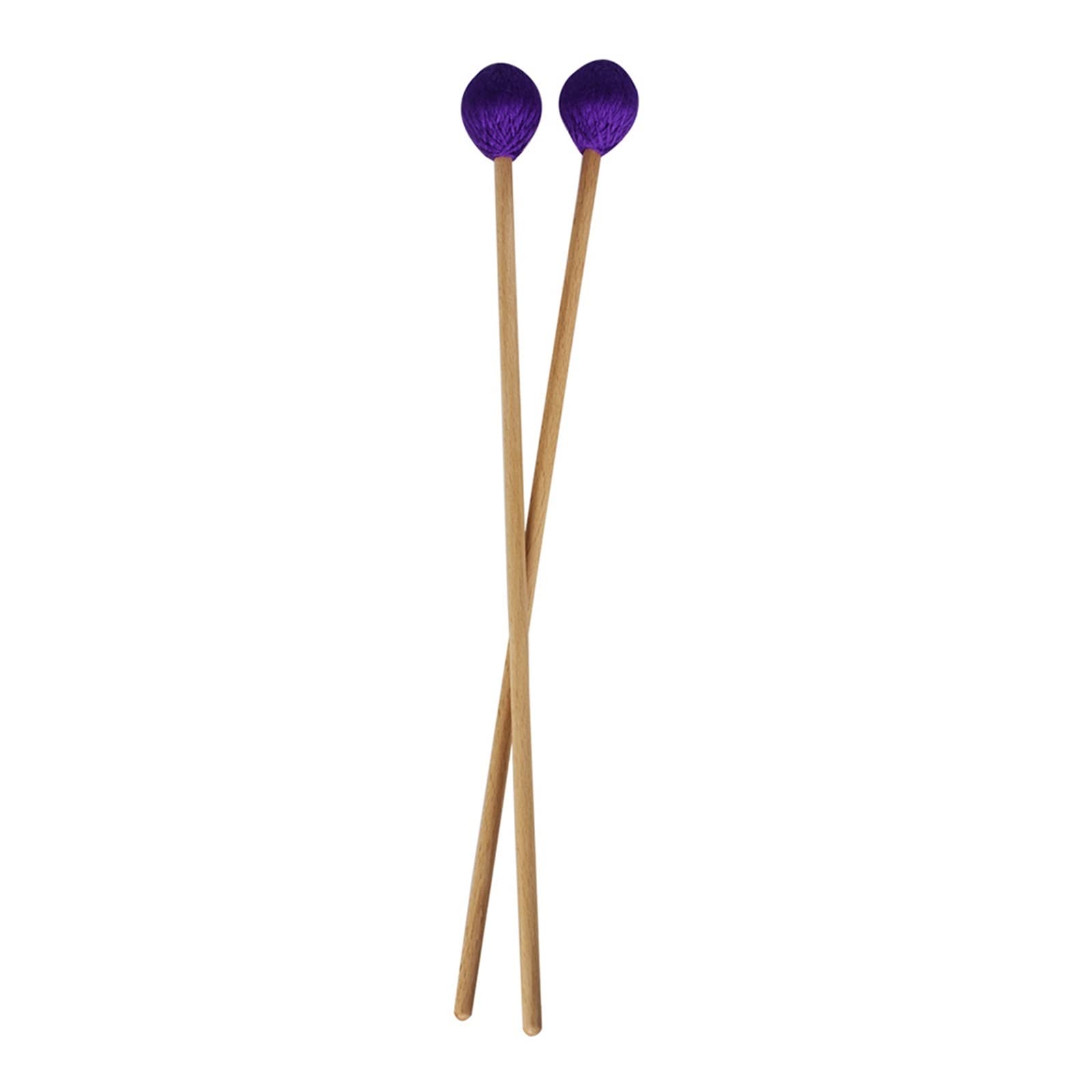 Mazos de Palo de Marimba, mazo de xilófono con Mango, Accesorios for Instrumentos de percusión (Color : Purple, Size : 42 * 3.5cm)