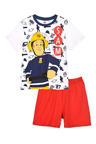 Pijama corto para niño de Sam Feuerwerhmann Blanco 98 cm