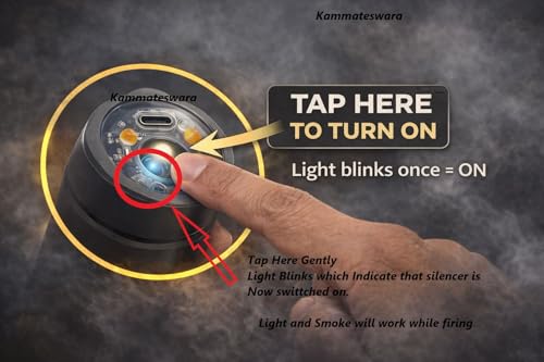 Image of Automatic Gel Blaster Gun for Kids with Silencer with Smoke and Light | Electric Water Gel Ball Shooting Gun for Kids & Teens | Rechargeable | Outdoor Action Toy