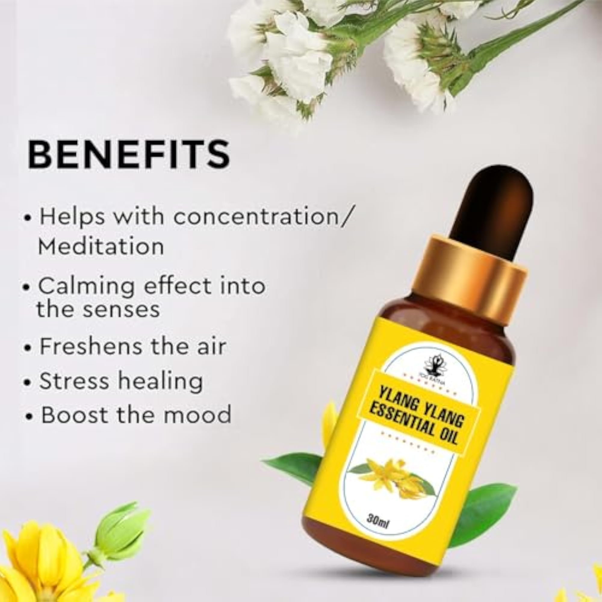 Ylang Ylang Essential Oil for Preventing Dryness