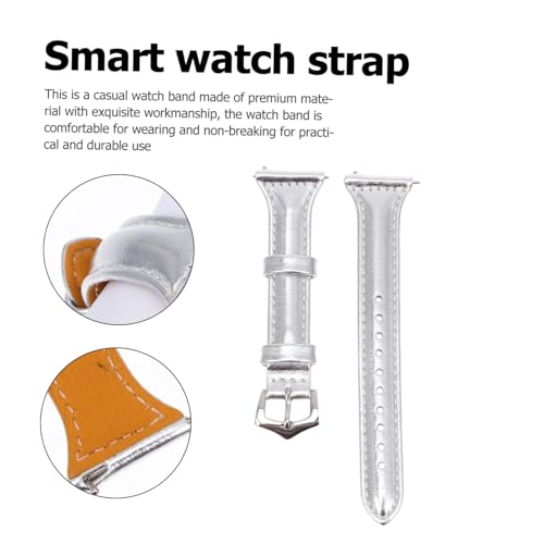 Hemobllo Alça Homens Assistem Pulseira De Relógio Ajustável Pulseira De Relógio Chique Substituição