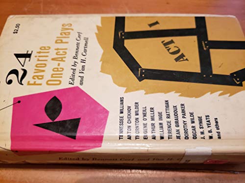 24 FAVORITE ONE-ACT PLAYS, EDITED BY BENNETT CERF B00DGOA92G Book Cover