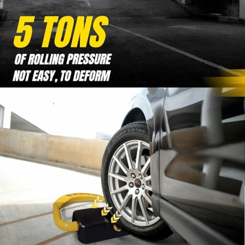Image of AREO 315 Universal T-Shape Car Steering Wheel Anti-Theft Security Lock with 2 Keys | Auto Safety Device for All Cars | Heavy Duty Steel Construction | Easy Install | Car Security Accessory