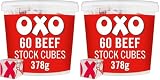 OXO, 60 Beef Stock Cubes, 378 g (Pack of 2)