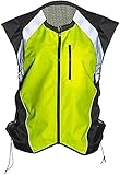 Neon Yellow Safety Vest With Pockets. Motorcycle Reflective Vest For Motorcycle Jacket. Reflective...
