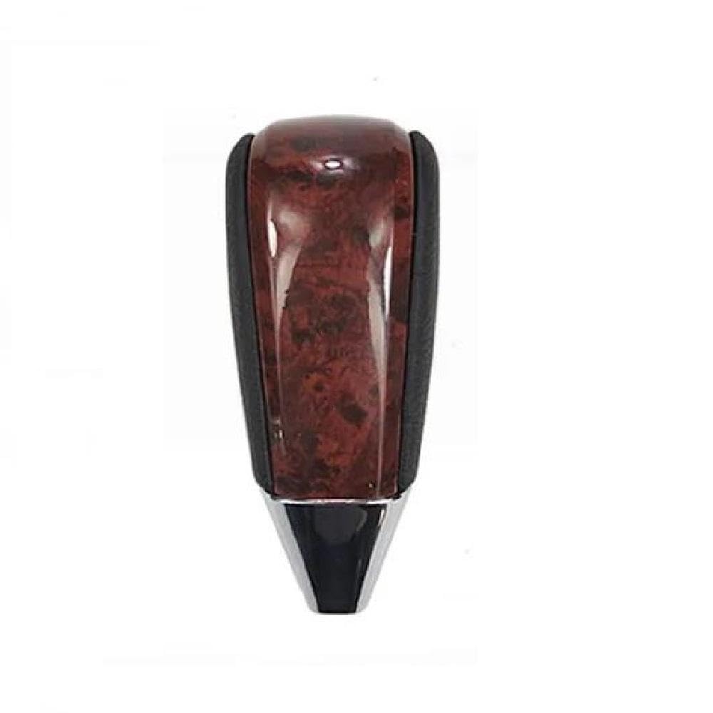Sxqpocar Red Leather Automatic Gear Shift Knob For Toyota Land Cruiser Lc200 2016-2020 Shift Lever Head(Red)