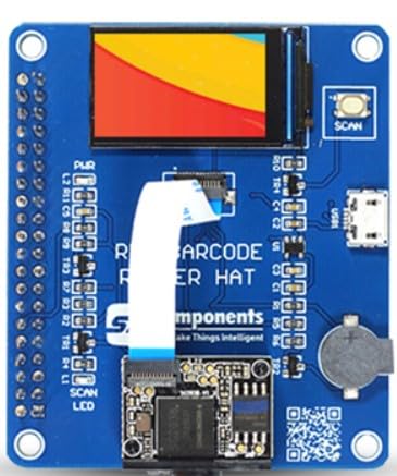Lecteur de codes-barres pour Raspberry Pi 1D/2D avec décodeur QR