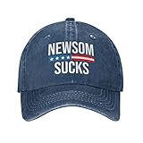 Moda Gorras Hip Hop Newsom Apesta Visera Sombrero Adjustable Trucker Gorra para Deportes Pesca Golf