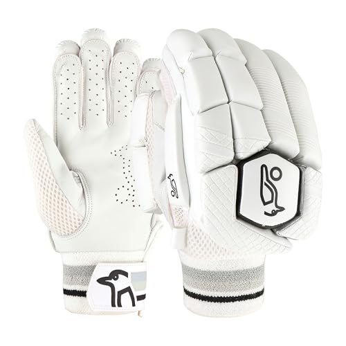 Kookaburra Ghost 4.1 Batting Gloves - Adult Right Hand White