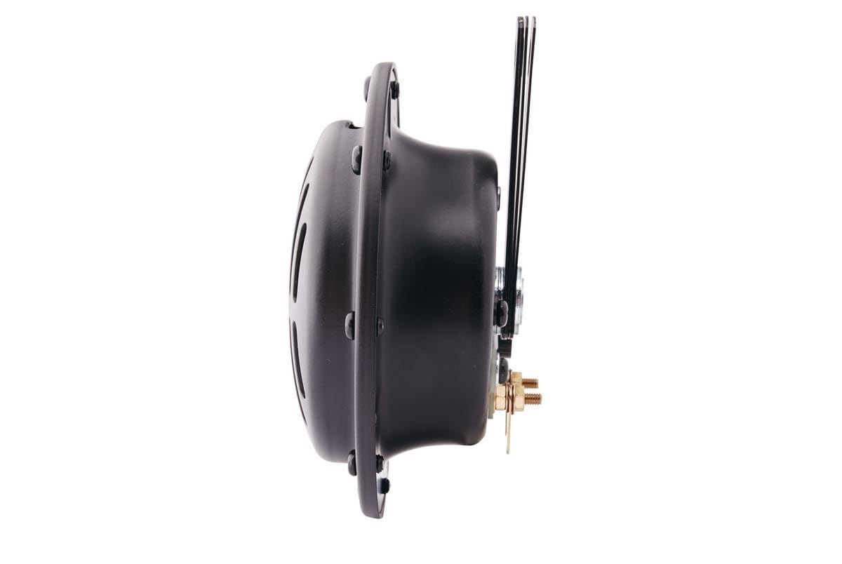 HELLA Horn - HEAVY DUTY HORN DL50 SET - 12V - 114dB(A) - Frequenzbereich: 310/380Hz - Tiefton/Hochton - elektrisch - Gehäusefarbe: schwarz - Flachsteckanschluss - Menge: 2 - 3CB 004 811-042