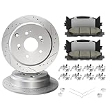 LODGE Brake Rotors Brakes Pads Kits, Replacement for Toyota Camry Avalon Lexus ES350 ES300h;Front,