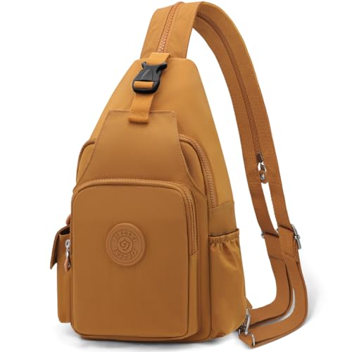 REETEE Zaino Monospalla Impermeabile Uomo Donna Sling Bag Borsa Monospalla Piccole Borse Petto Borsa...