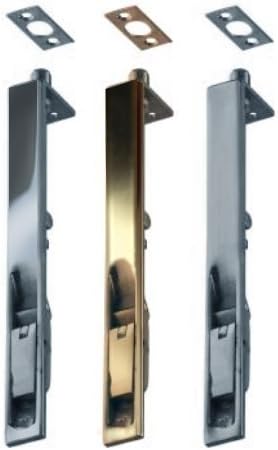 Supreme Heavy Duty Flush Bolt - Door Bolt for French Doors & Double Doors 100/150/200mm Brass/Chrome/Satin (150mm, Satin)