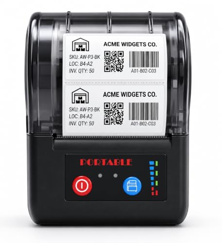 Image of Thermal Label Printer for Business Office Home | Inkless Thermal | Mobile, Desktop Compatible (TagLite)