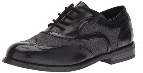 Rocket Dog Women's Milwood Boxed In Pu Tuxedo Oxford, Black, 6.5 M Us #TOP6