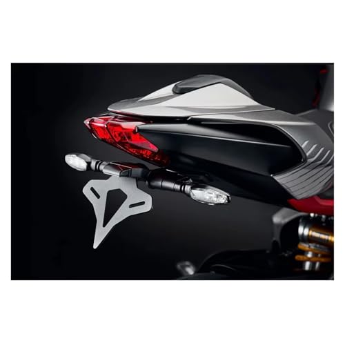 Support Plaque D'immatriculation Street Triple 765 Queue Courte Allégée Support Arrière Fixe - 5