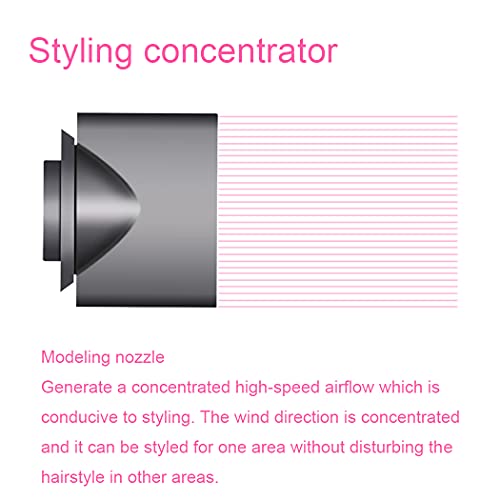 Gentle Air Attachments/Diffuser/Styling/Concentrator/Smoothing Nozzle Accessories For Dyson Supersonic Hair Dryer Hd01,Hd02,Hd03 (Styling Concentrator) #TOP3