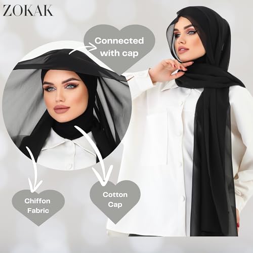 Instant Chiffon Hijab, Ready to wear hijab, modal hijab, Abaya, modern Instant Scarf, Soft breathable Scarf2