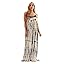 White and Black Tie Dye Dress