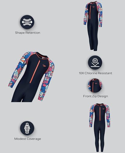 Image of Speedo Boy's Recycled Endurance 10 All in One Suit