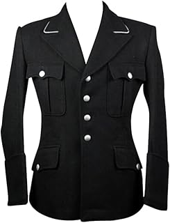WW2 WWII German M32 Elite Officer Black Wool Tunic