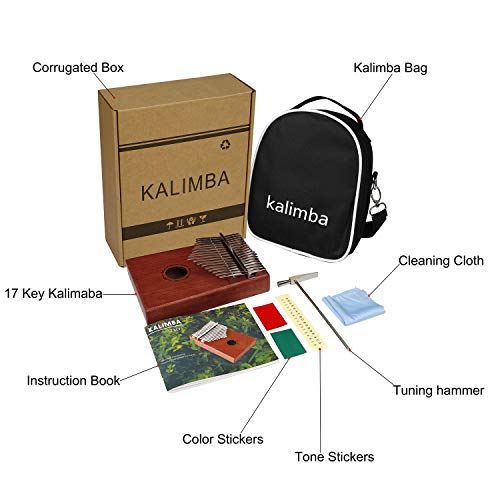 Kalimba 17 Clés Thumb Piano Africain Percussions avec Recueil de Chants Sac de Rangement Marteau Tuner pour Mbira Sanza… - Les Beatles, Paul McCartney, John Lennon, RIngo Starr, George Harrison Kalimba 17 Clés Thumb Piano Africain Percussions avec Recueil de Chants Sac de Rangement Marteau Tuner pour Mbira Sanza… – Image 7