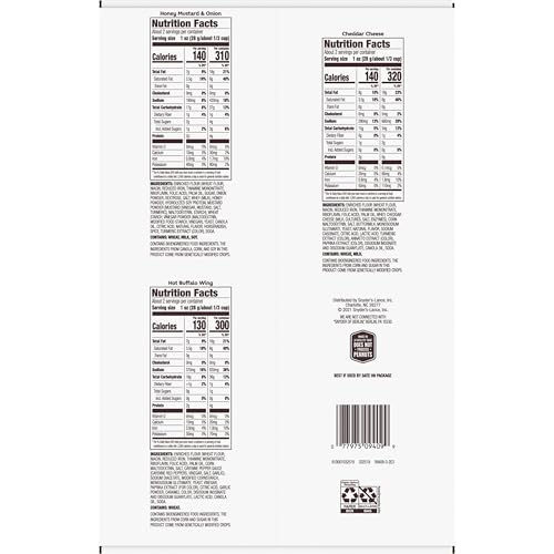 Snyder's of Hanover Pretzel Pieces, Variety Pack of Pretzels Individual Packs, 2.25 Oz, 18 Ct (Pack of 18)